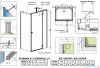 Radaway Essenza Black Kdj+S kabina 80x90x80cm prawa szkło przejrzyste 1384051-01-01/1385020-54-01R/1384051-01-01